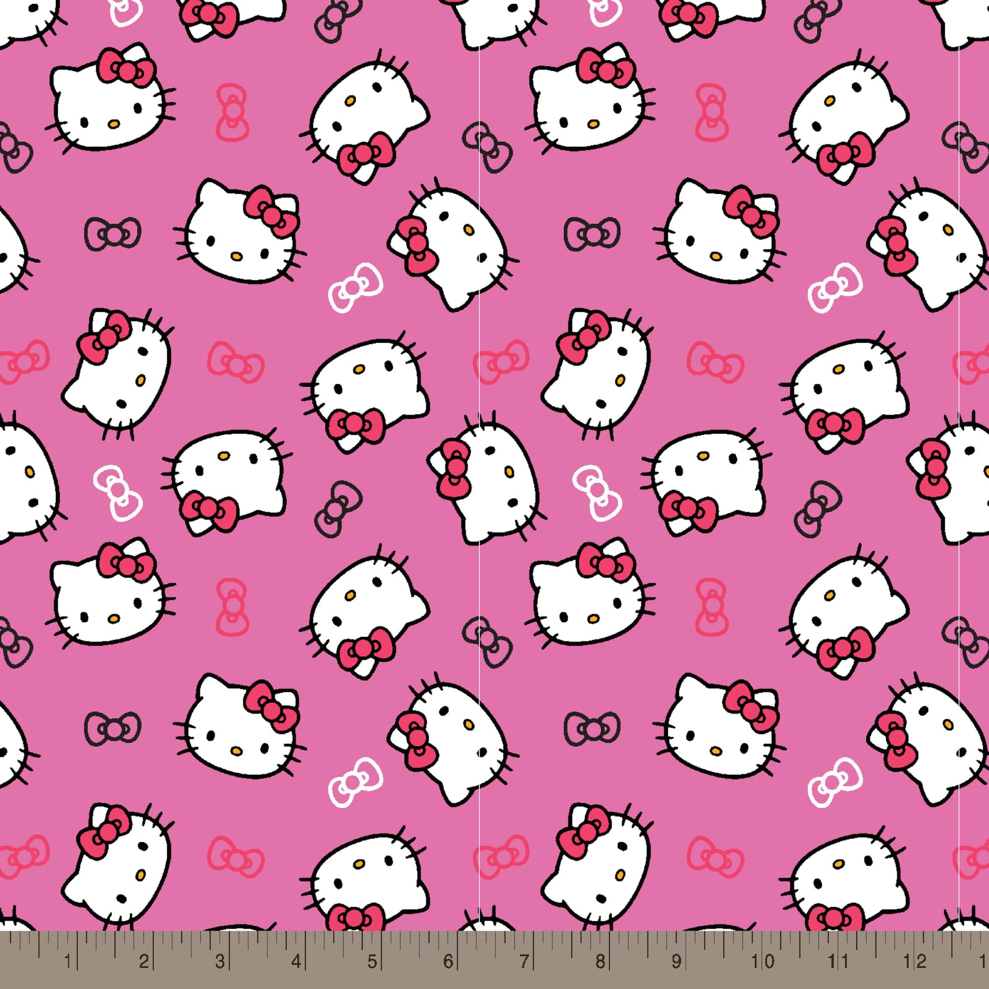 Sanrio® Hello Kitty Pink Hello Kitty Head Cotton Fabric
